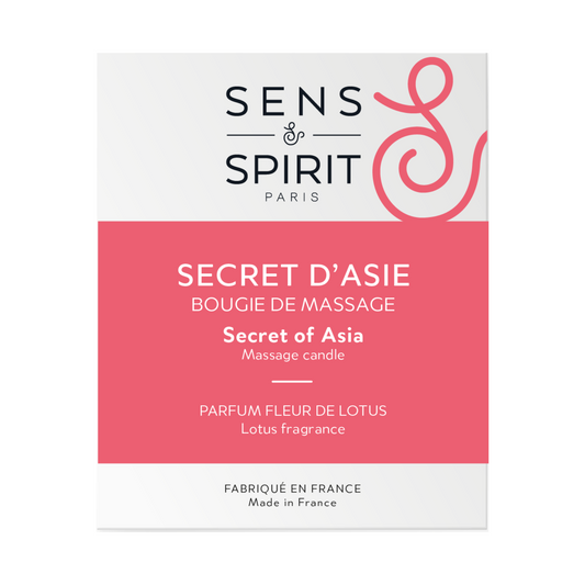 Bougie massage secret d'Asie - 170g